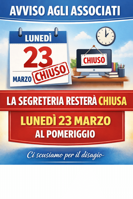Chiusura segreteria