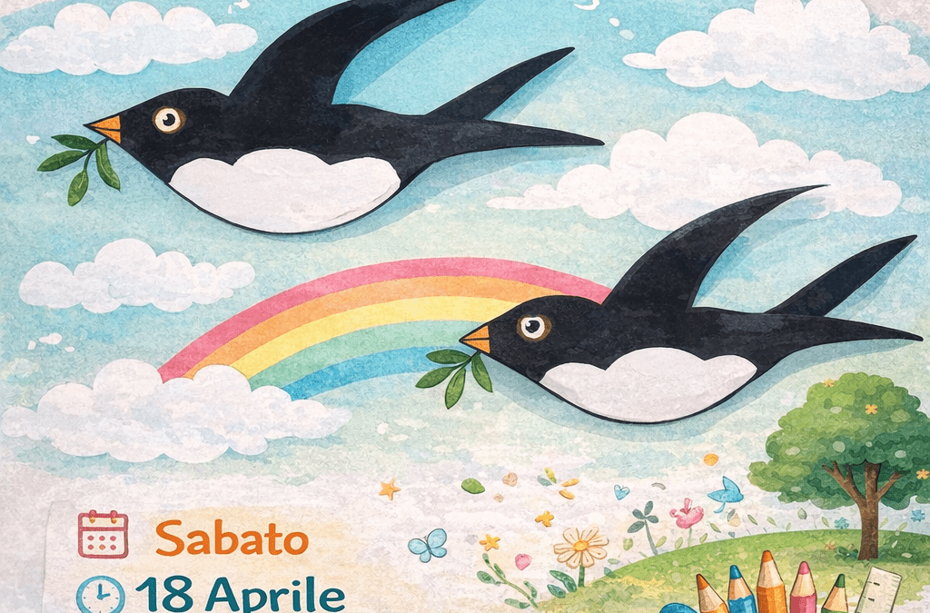 Laboratorio creativo Le rondini sabato 11 Aprile 2026